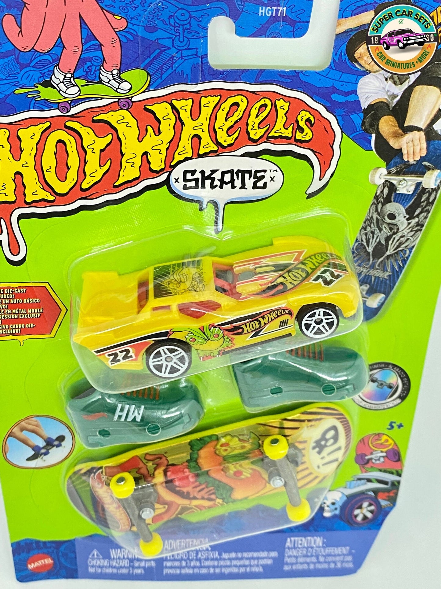 Hot Wheels Skate – Maximaler Spielraum (gelb)