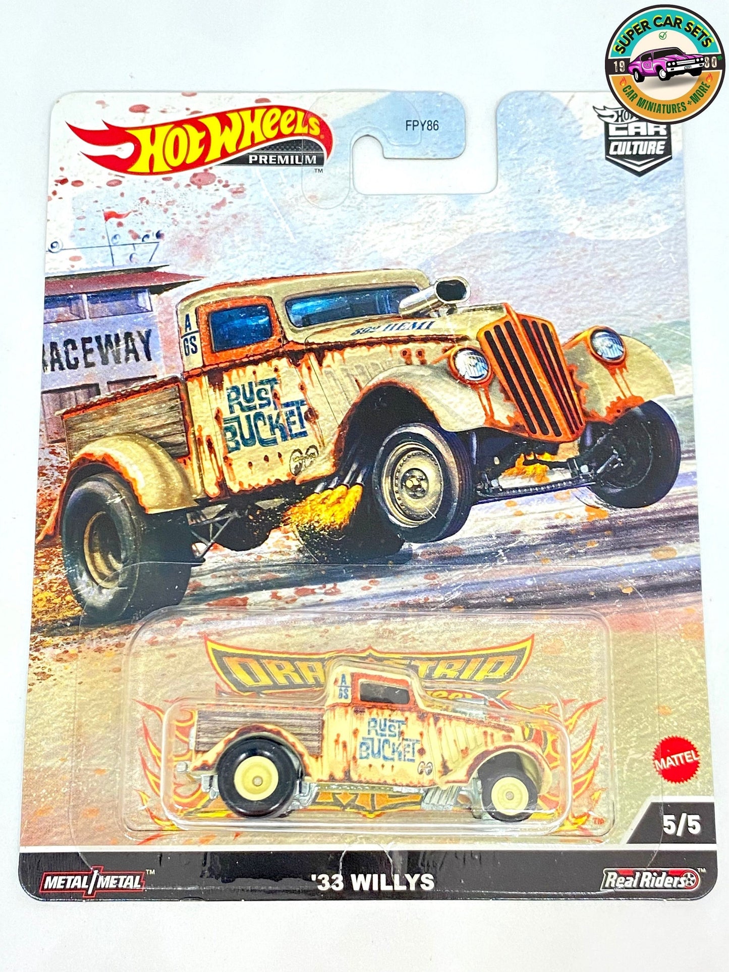 Hot Wheels Premium Car Culture - Drag Strip Demons - ’33 Willys (5/5)