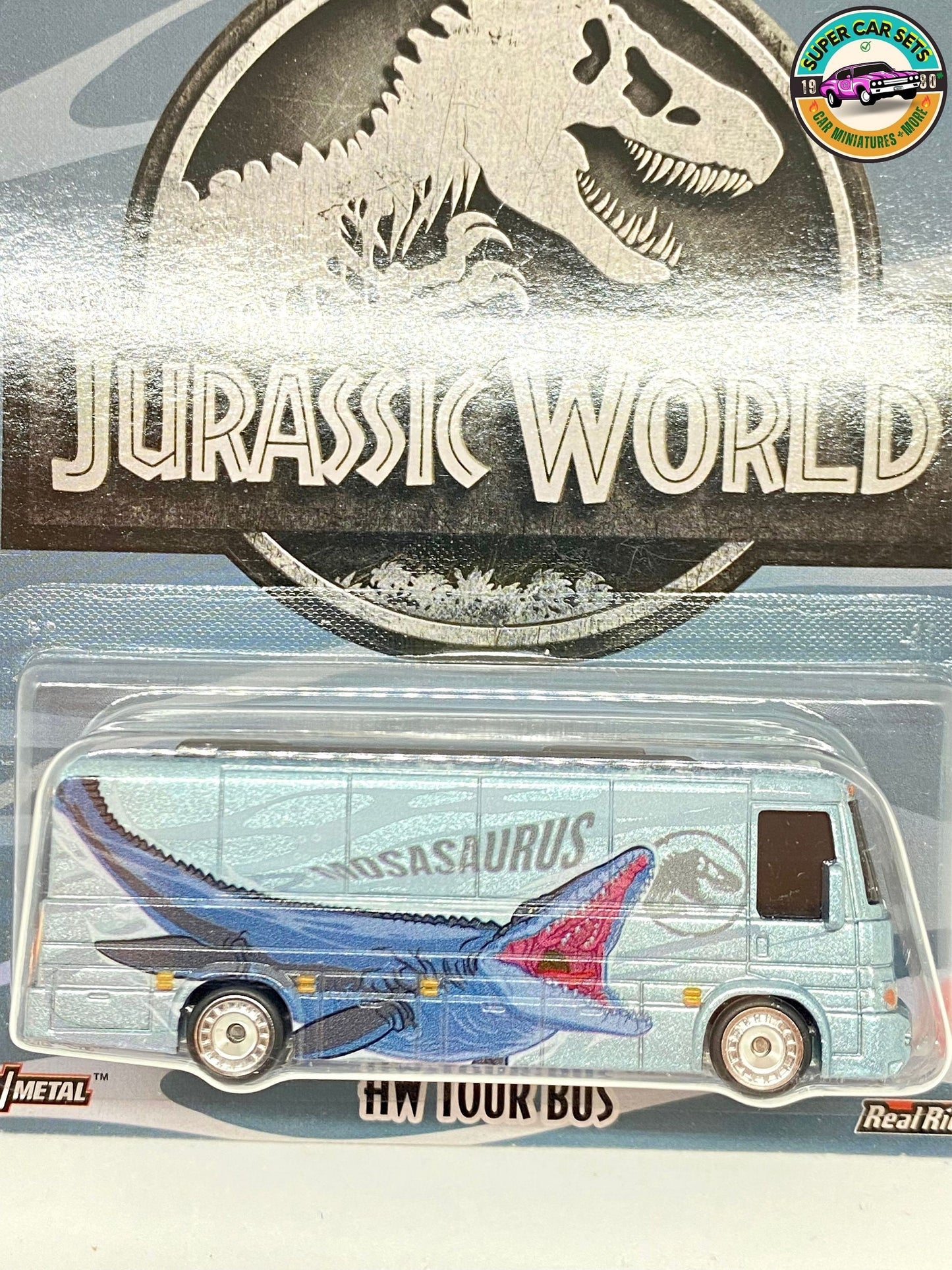 Hot Wheels Premium Jurassic World 2022 - Bus touristique Monosaurus