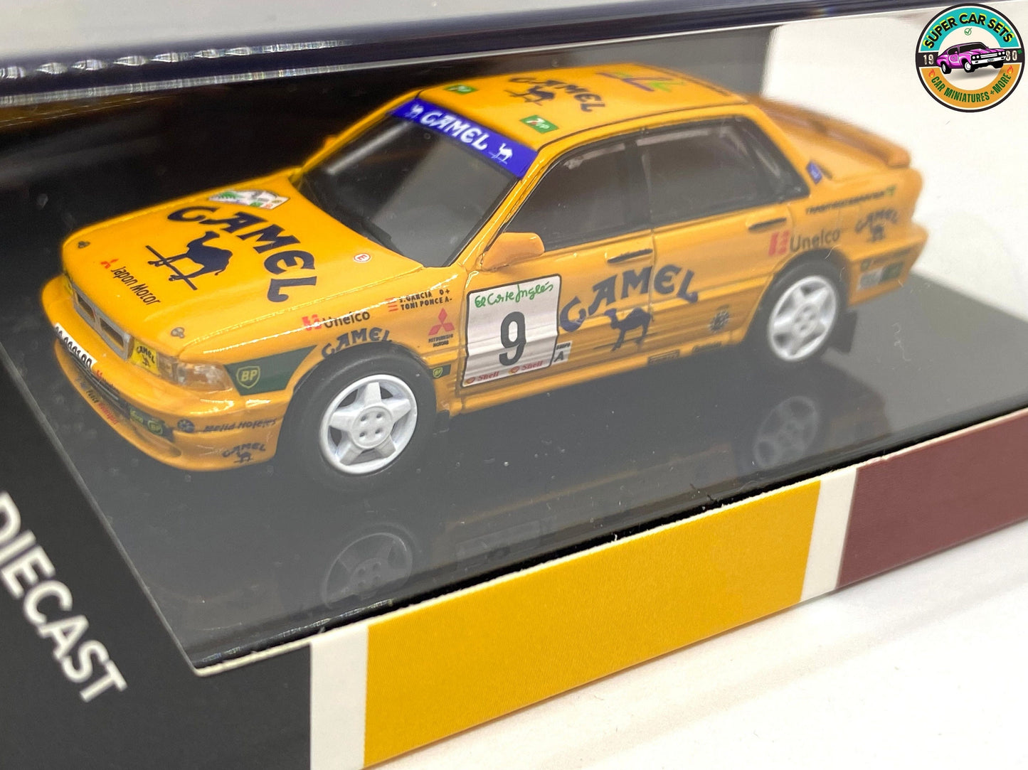 Camel - Mitsubishi Galant VR-4 1995 Rally El Corte Ingles Ponce #9 from 64 Para