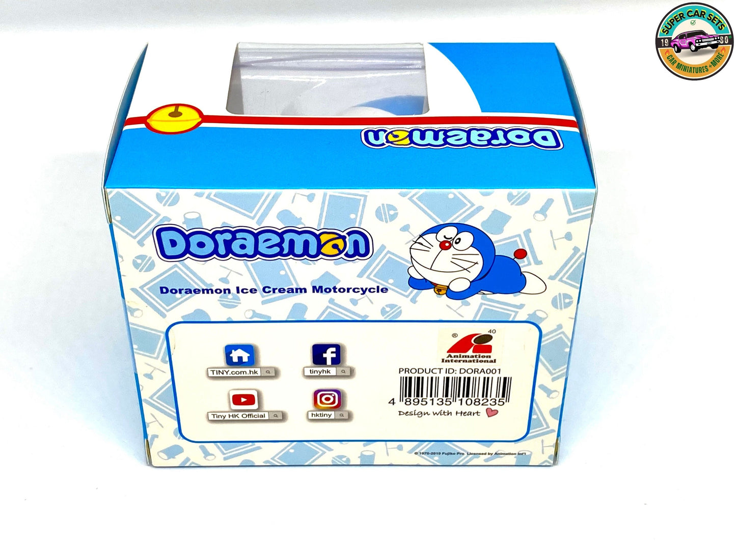 Moto de crème glacée Doraemon de Tiny