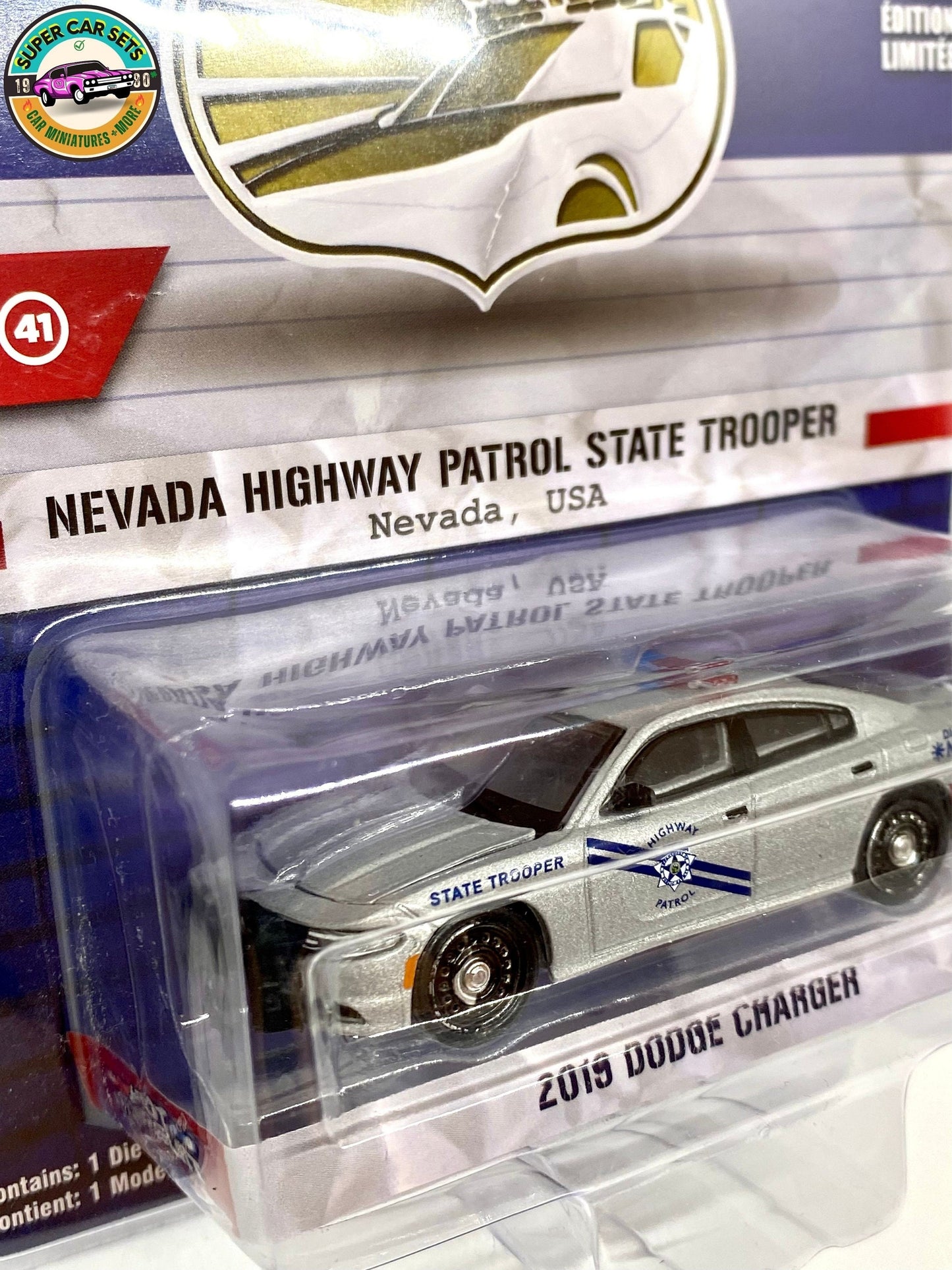 Nevada Highway Patrol Trooper - Dodge Charger 2019 - Hot Pursuit - Série 41 - Greenlight Collectibles