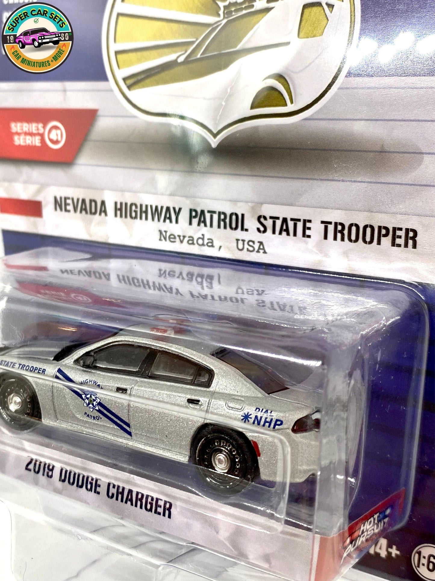 Nevada Highway Patrol Trooper - Dodge Charger 2019 - Hot Pursuit - Série 41 - Greenlight Collectibles