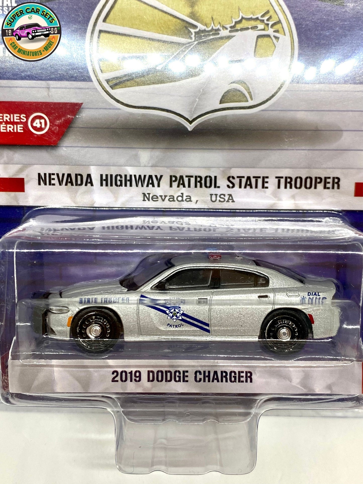 Nevada Highway Patrol Trooper - Dodge Charger 2019 - Hot Pursuit - Série 41 - Greenlight Collectibles