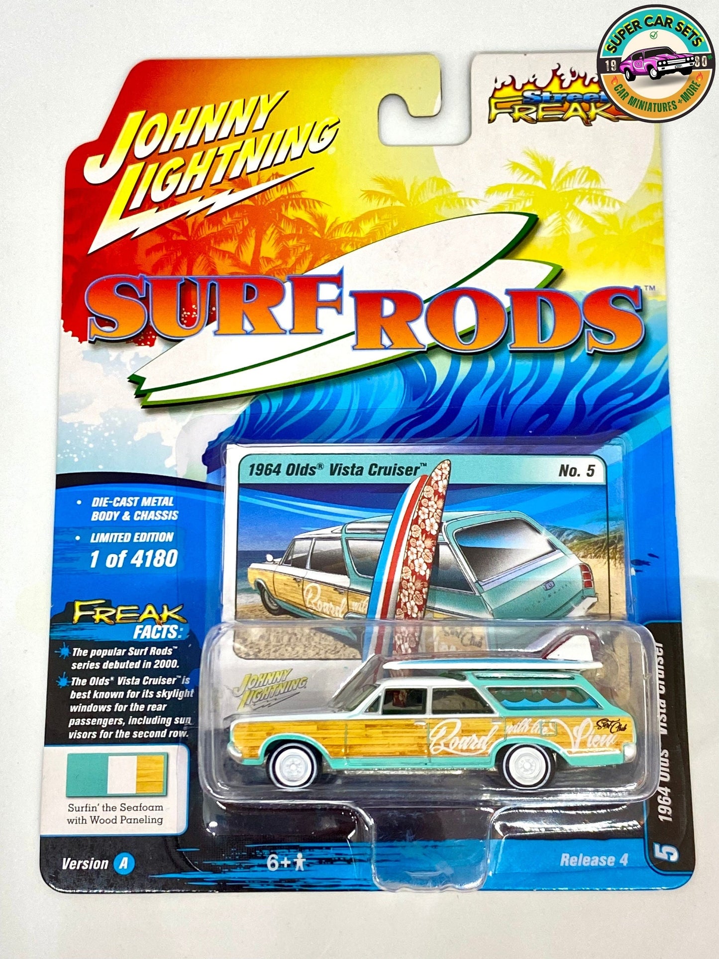 Surfruten – 1964 Olds Vista Cruiser, hergestellt von Johnny Lightning