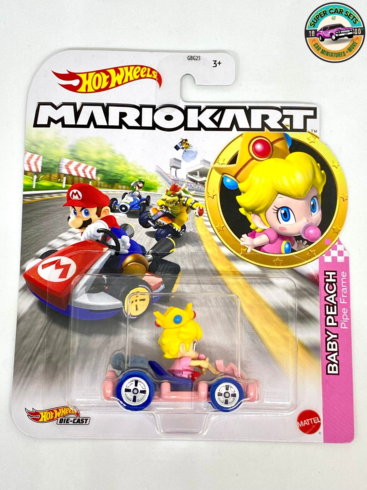 Baby Peach - Cadre de tuyaux - Mario Kart Hot Wheels