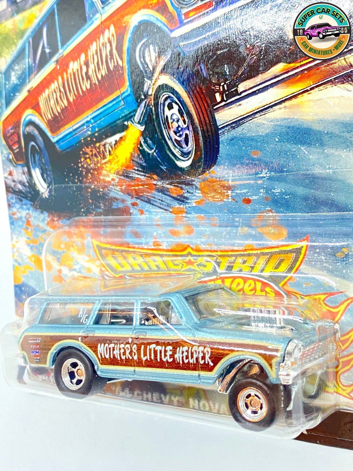 Hot Wheels Premium Car Culture - Drag Strip Demons - ’64 Chevy Nova Gasser (3/5)