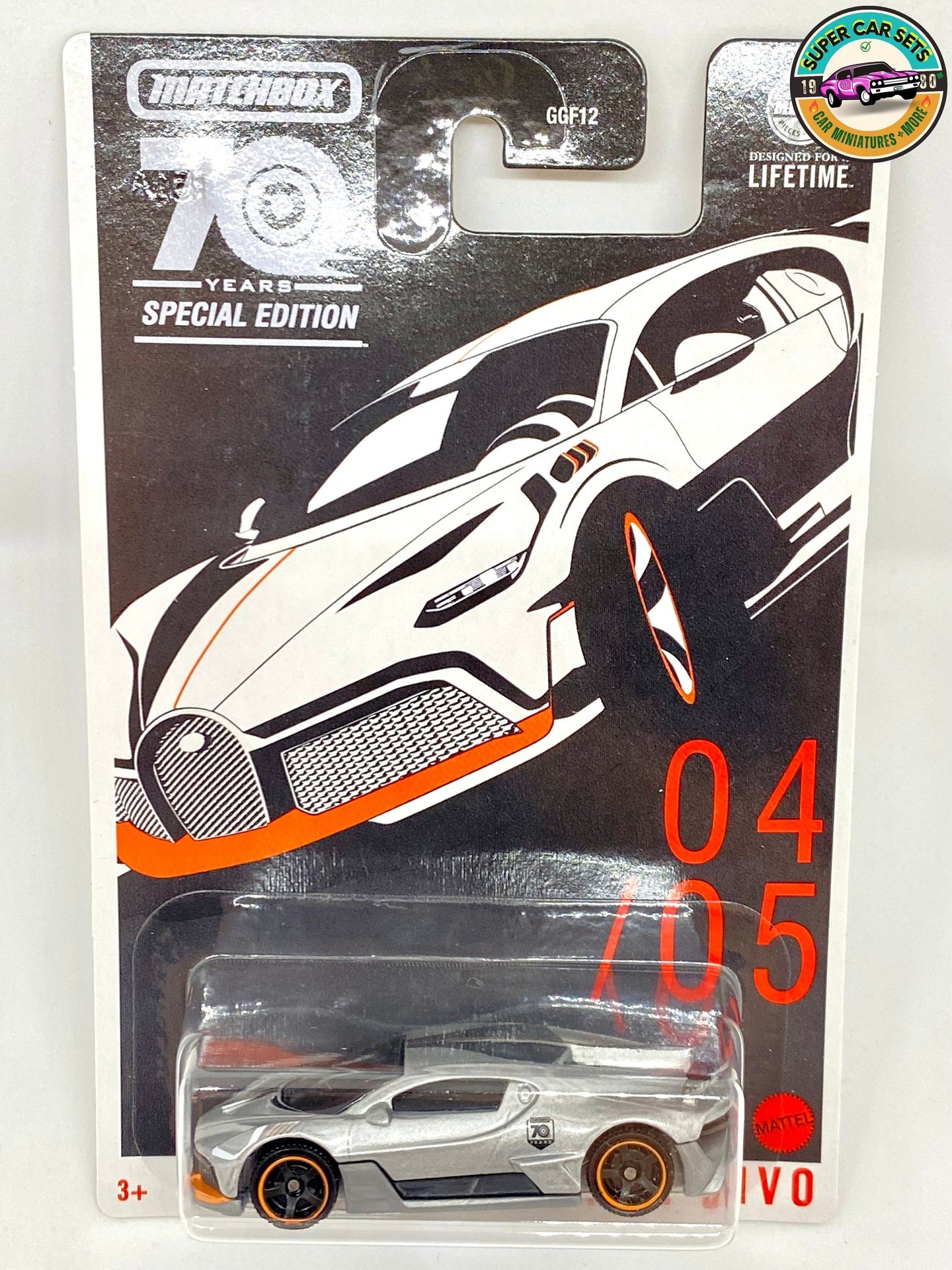 Matchbox 70 Jahre Sonderedition – 2018 Bugatti DIVO