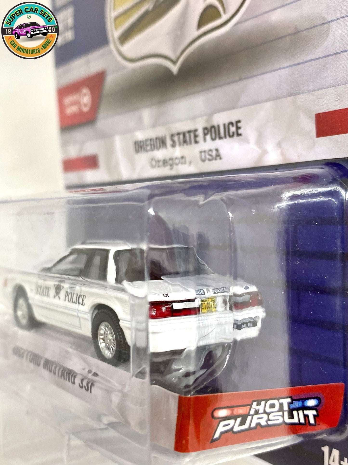 Police de l'État de l'Oregon - Ford Mustang SSP 1993 - Hot Pursuit - Série 41 - Greenlight Collectibles