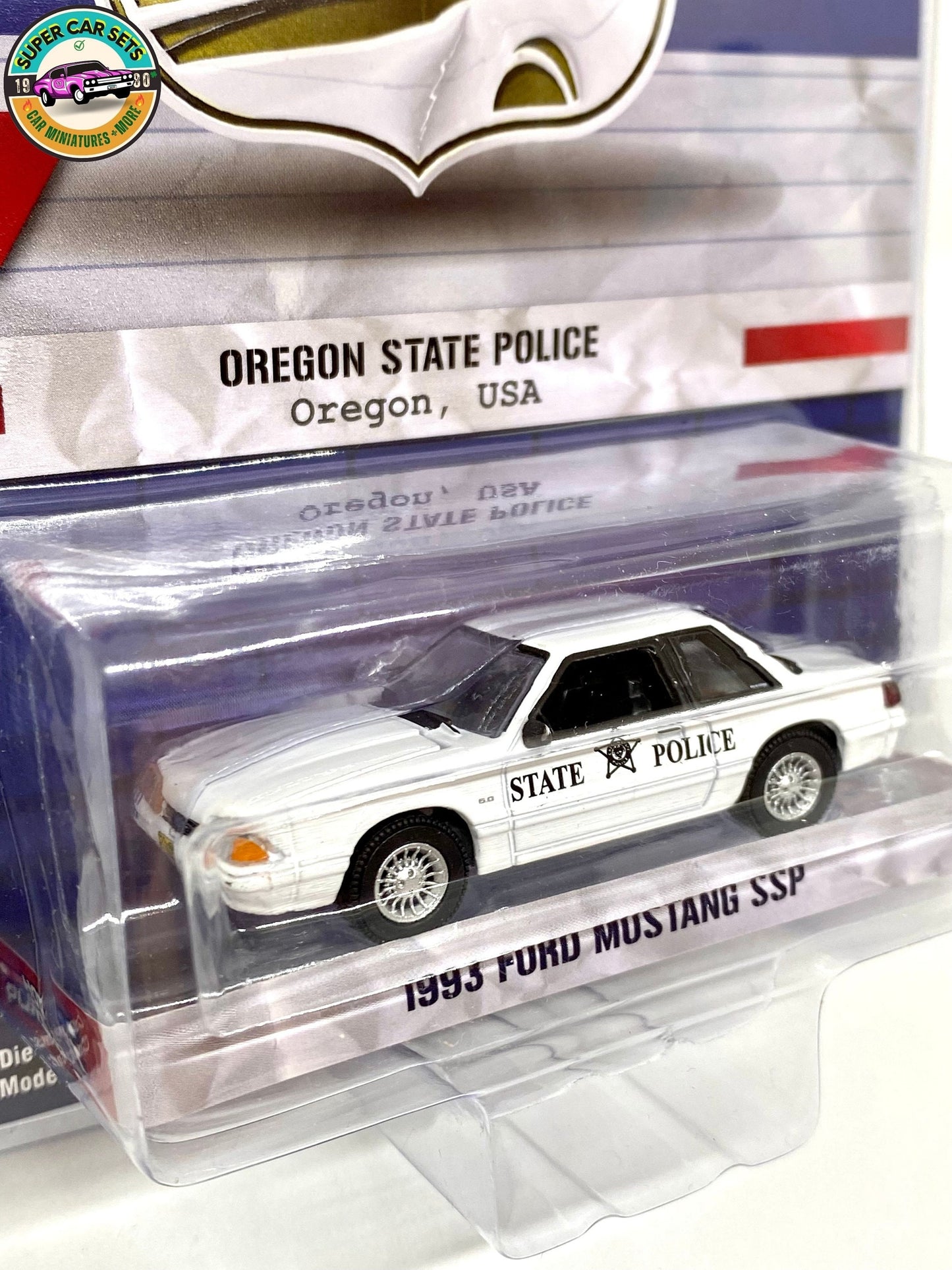 Oregon State Police – 1993 Ford Mustang SSP – Hot Pursuit – Serie 41 – Greenlight Collectibles