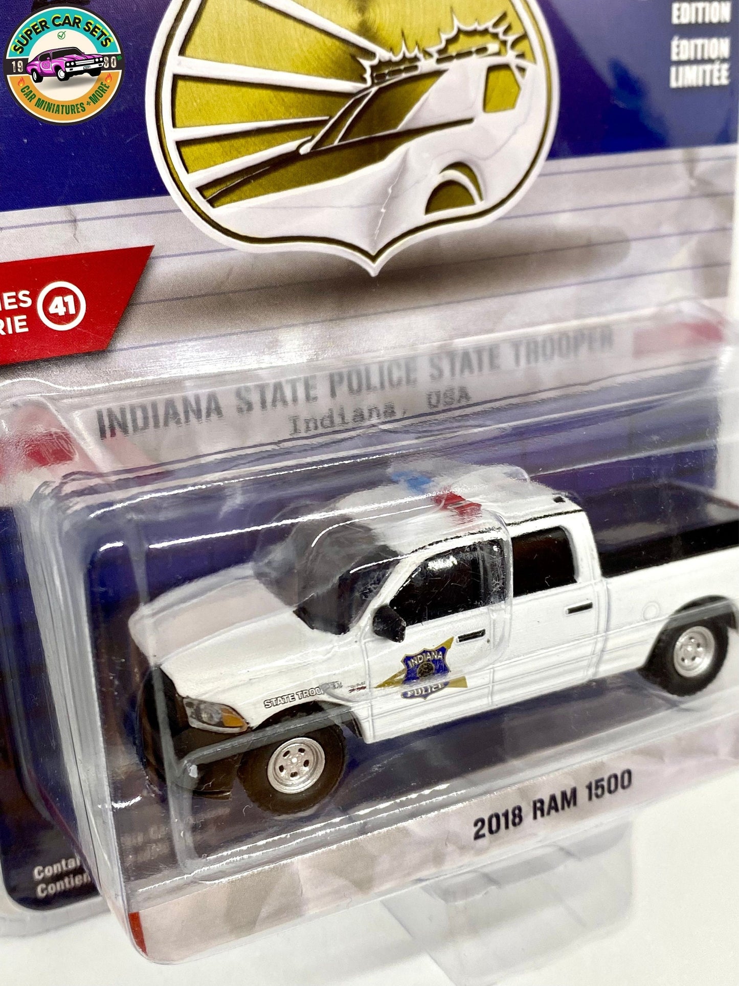 Indiana State Police State Trooper – 2018 RAM 1500 – Hot Pursuit – Serie 41 – Greenlight Collectibles