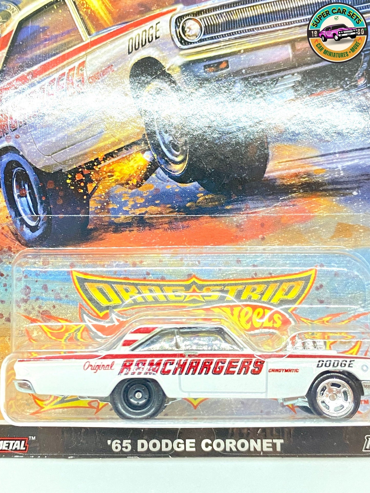 Hot Wheels Premium Car Culture - Démons de la Drag Strip - '65 Dodge Coronet (1/5)