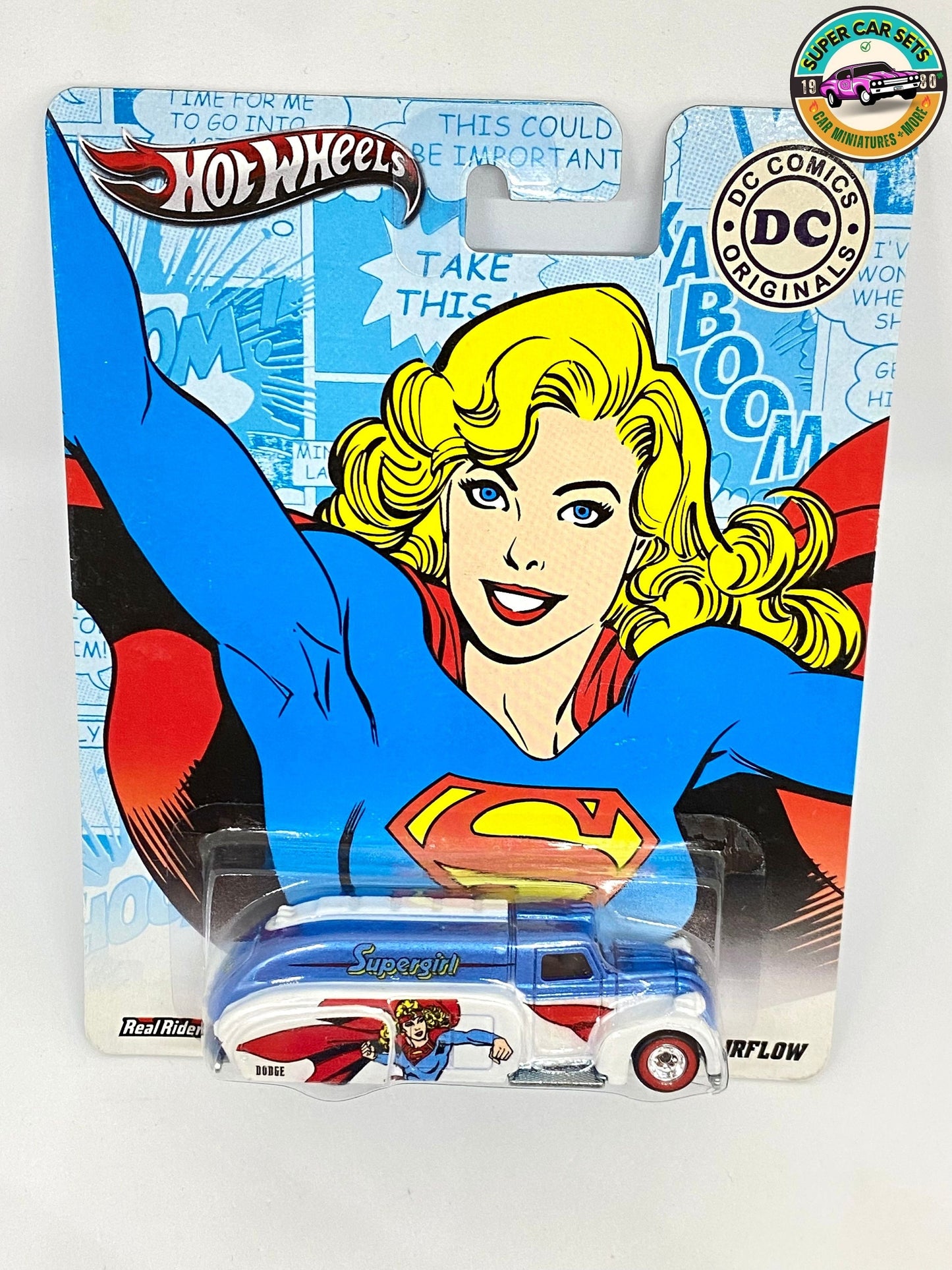 Hot Wheels - DC - Supergirl (broken card)