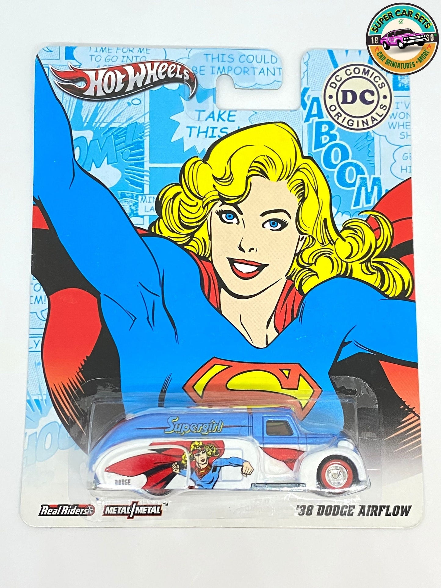 Hot Wheels - DC - Supergirl (carte cassée)