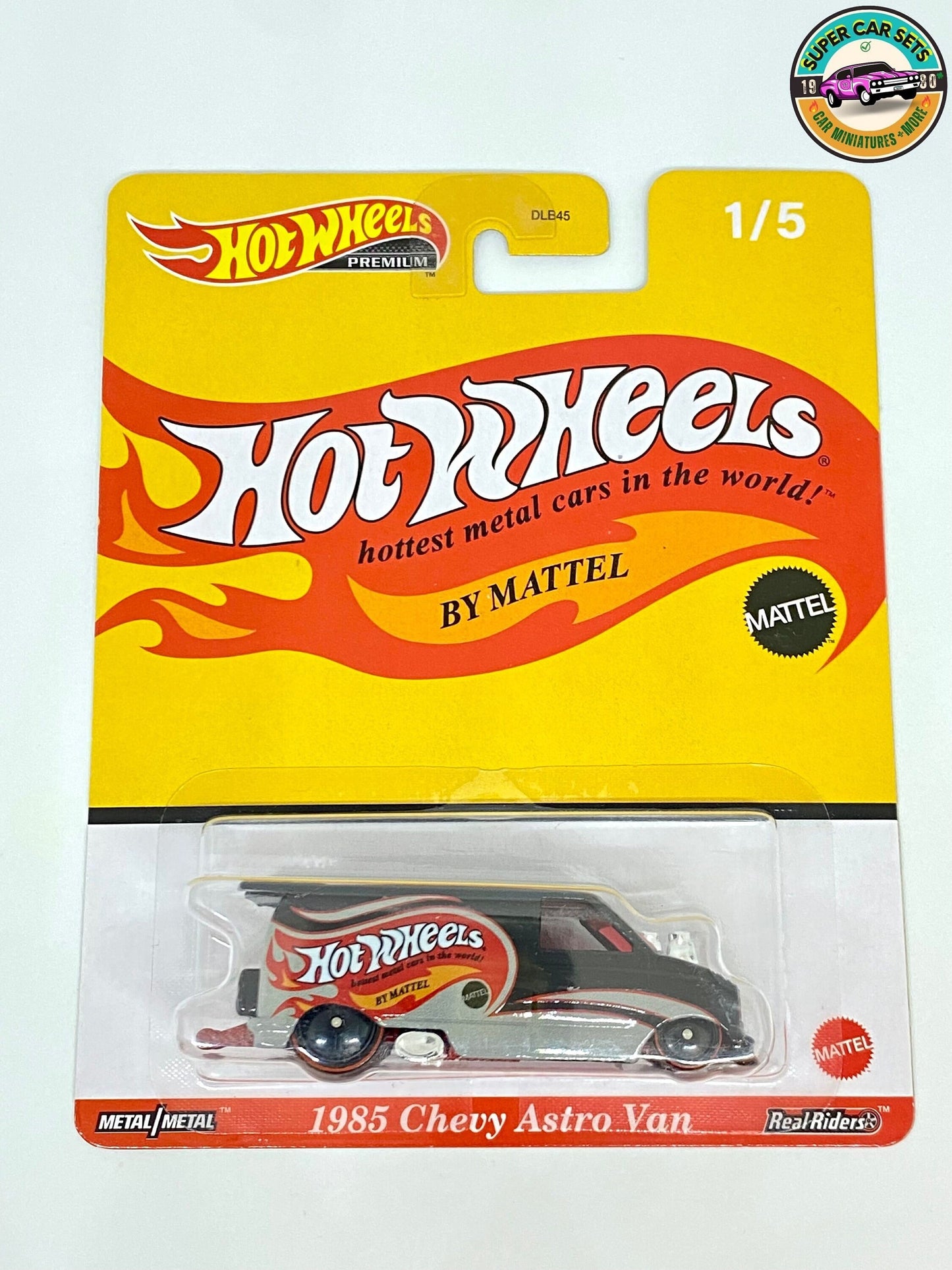 Hot Wheels Premium „Hot Wheels heißeste Metallautos der Welt! von Mattel“ 1985 Chevy Astro Van