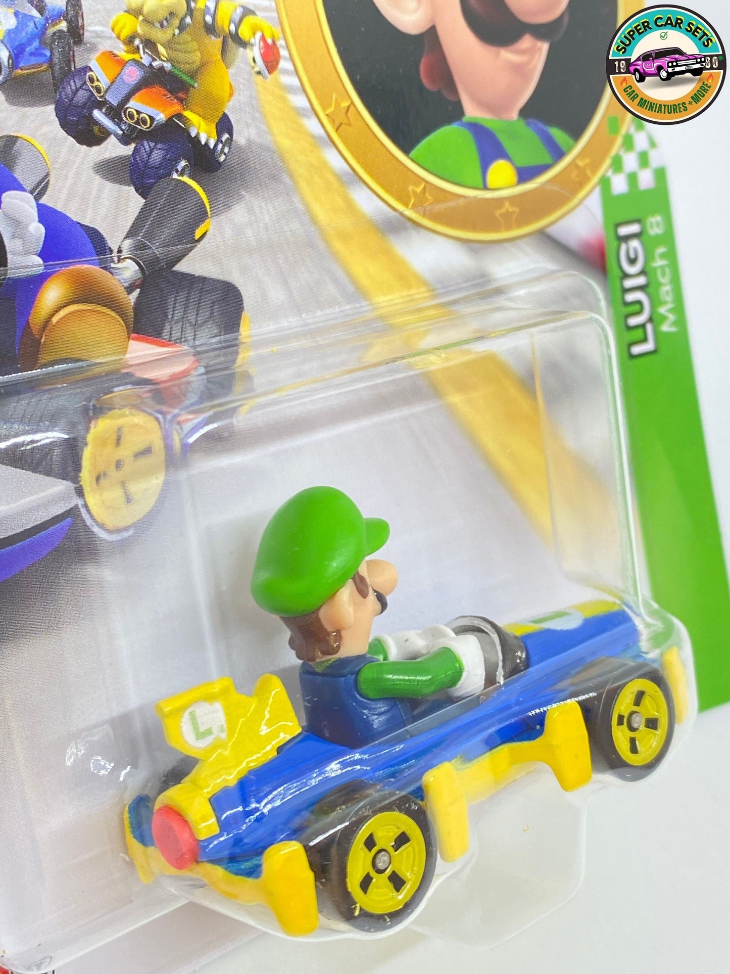 Luigi – Mach 8 – Mario Kart Hot Wheels