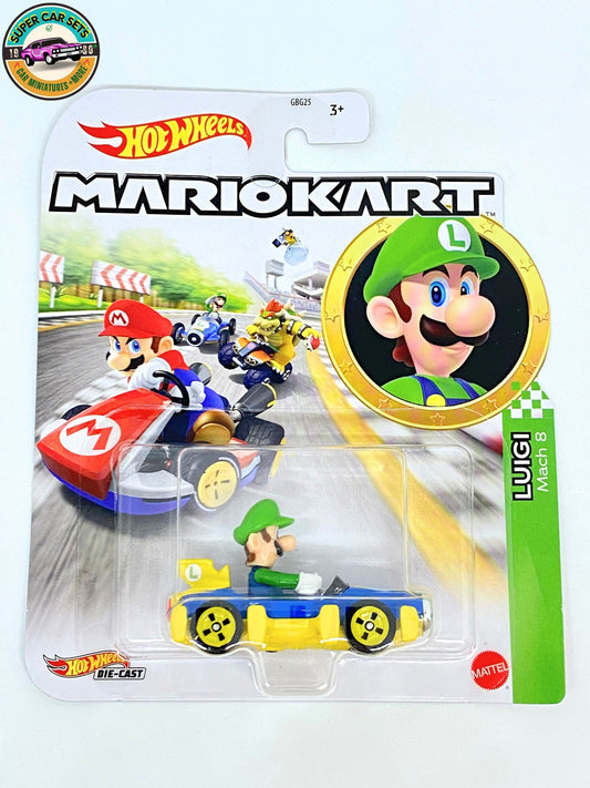 Luigi – Mach 8 – Mario Kart Hot Wheels