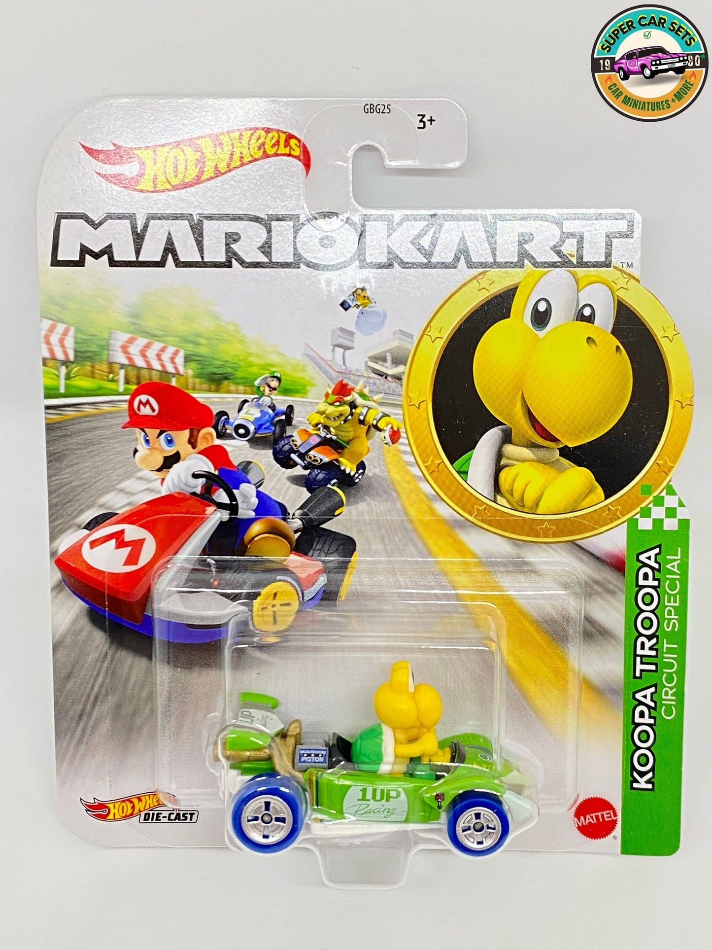 Koopa Troopa - Circuit Special - Mario Kart Hot Wheels (bent card)