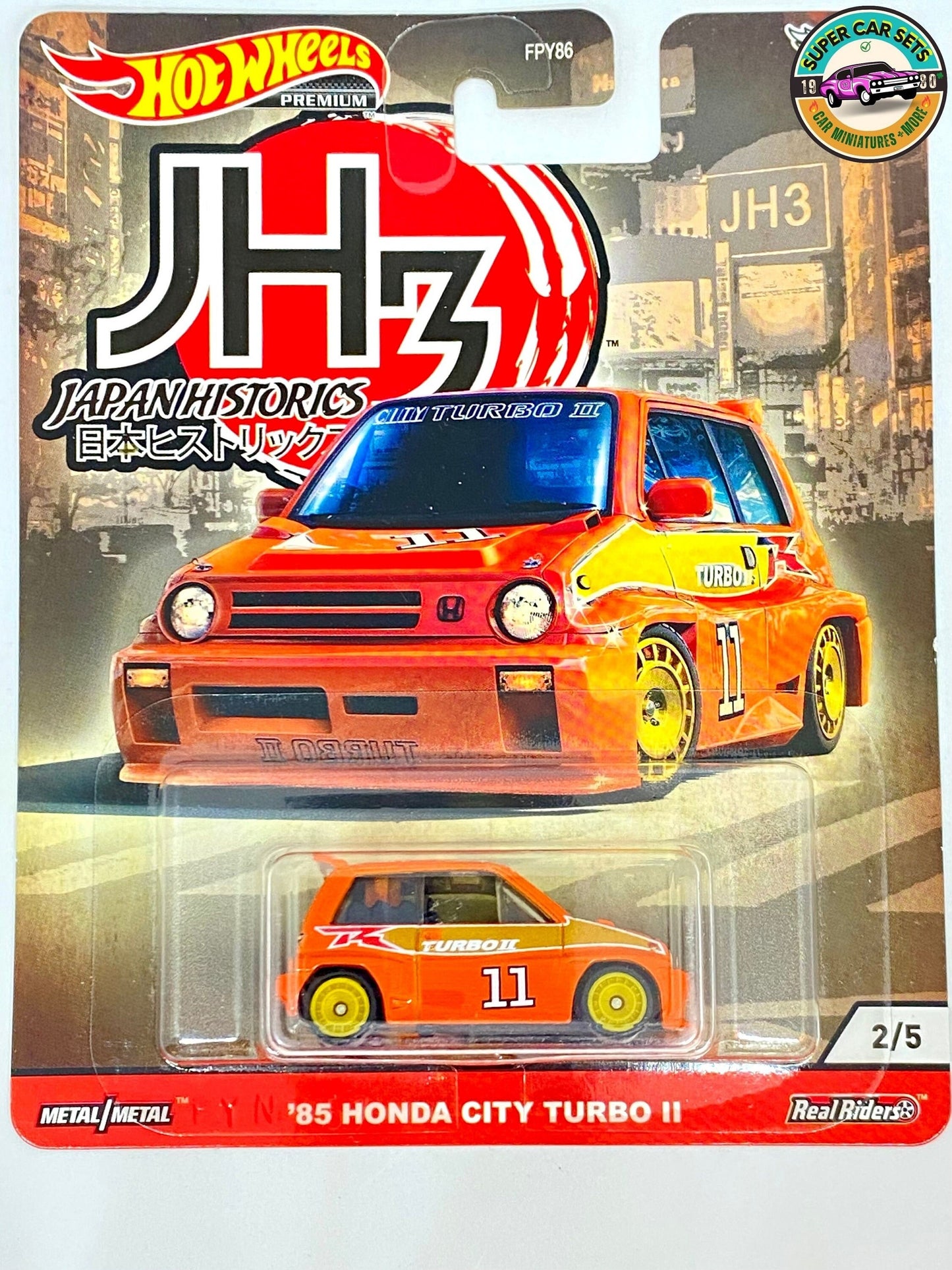 Japan Historics 3 - Honda City Turbo II '85 - Hot Wheels Premium