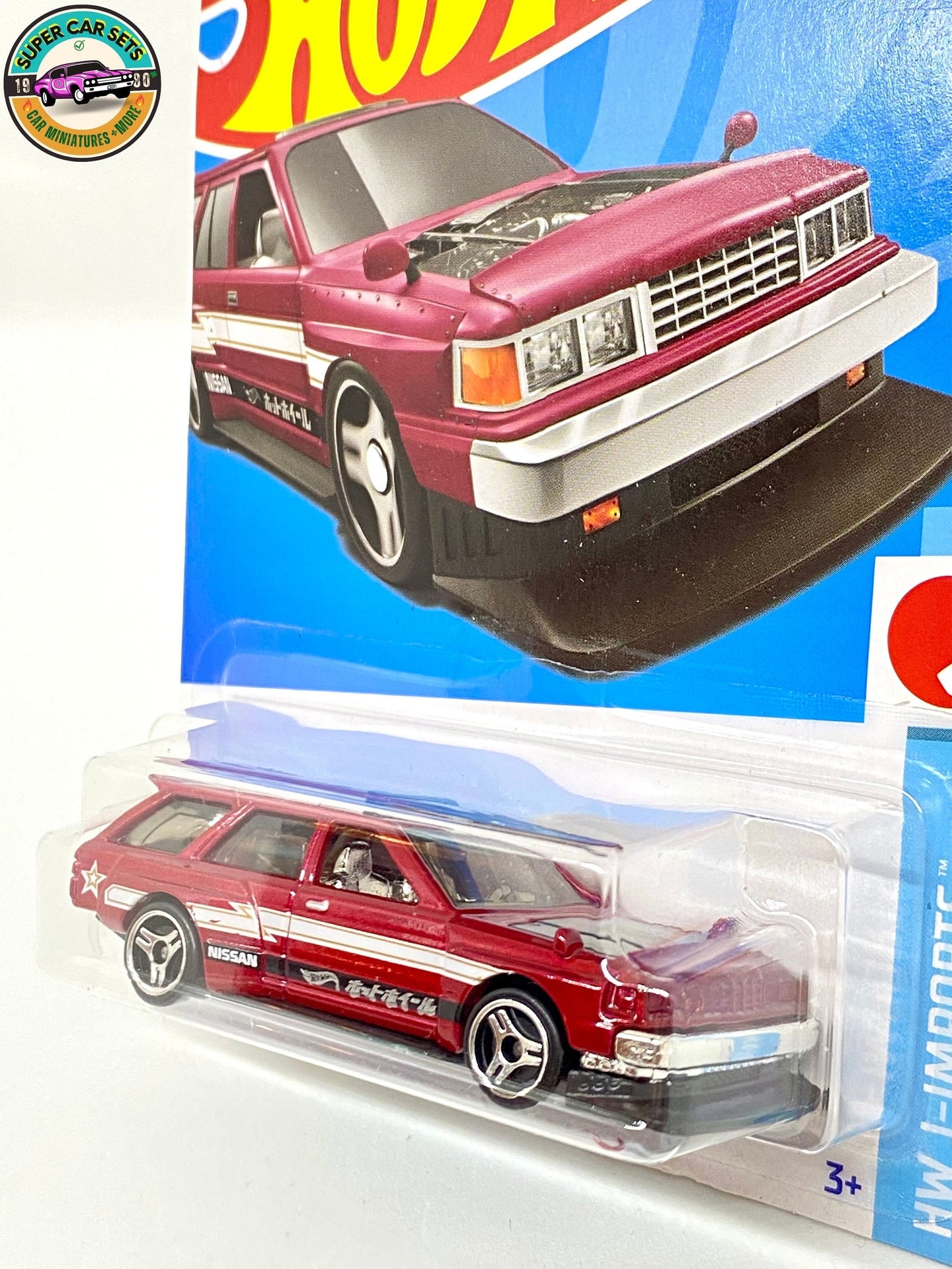 Hot Wheels Nissan Maxima Drift Car (dark red colour) HW J-Imports 2023 (4/10) (47/250)