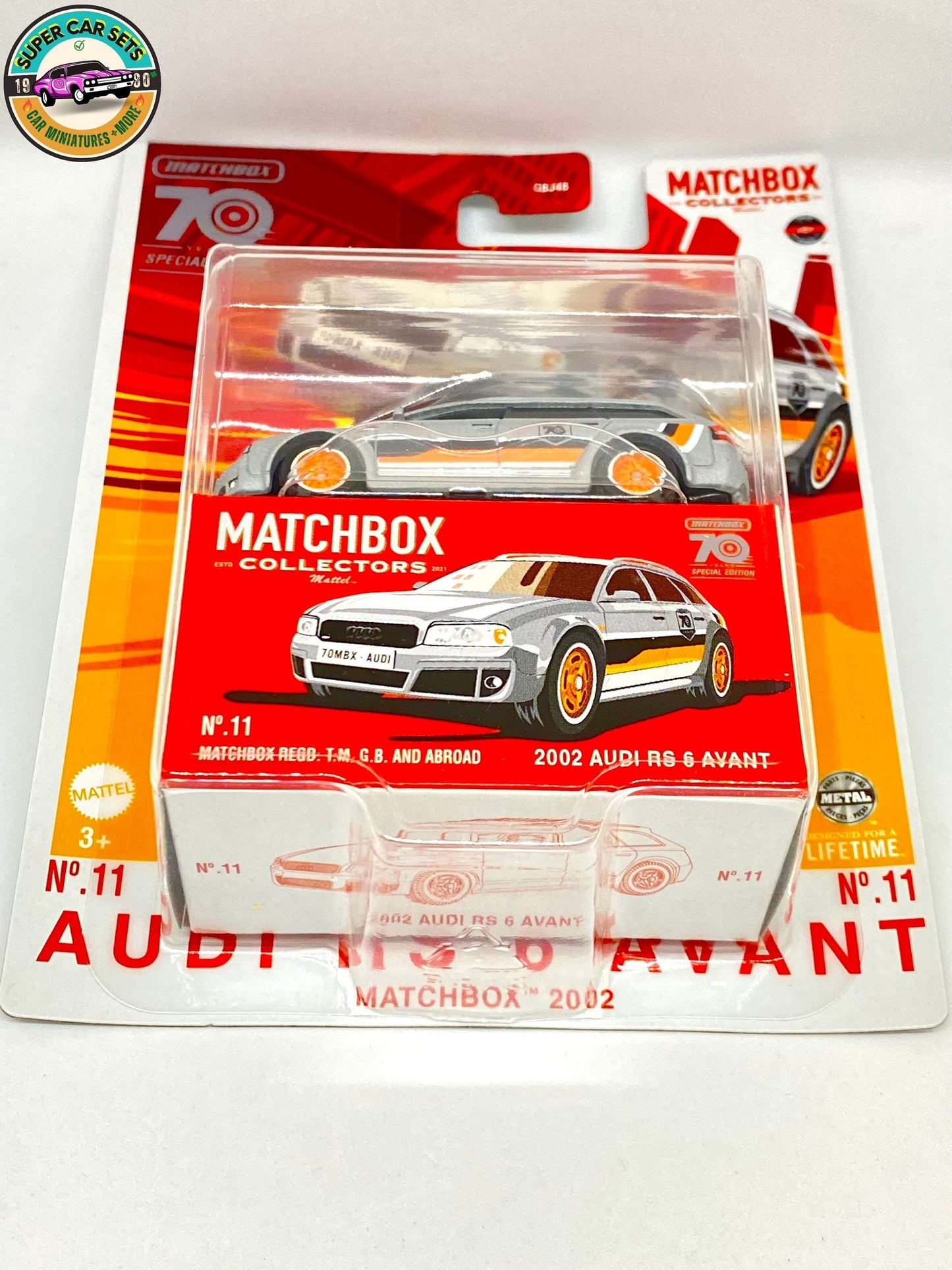 Matchbox Collectors - Édition spéciale 70 ans - (#11) 2002 Audi RS 6 Avant