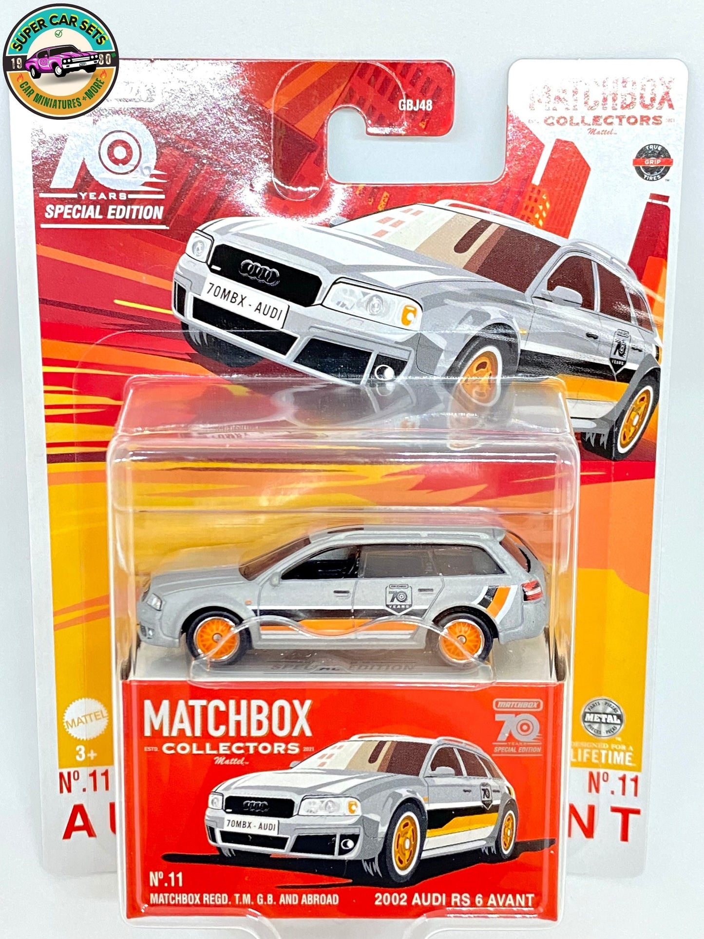 Matchbox Collectors - Édition spéciale 70 ans - (#11) 2002 Audi RS 6 Avant