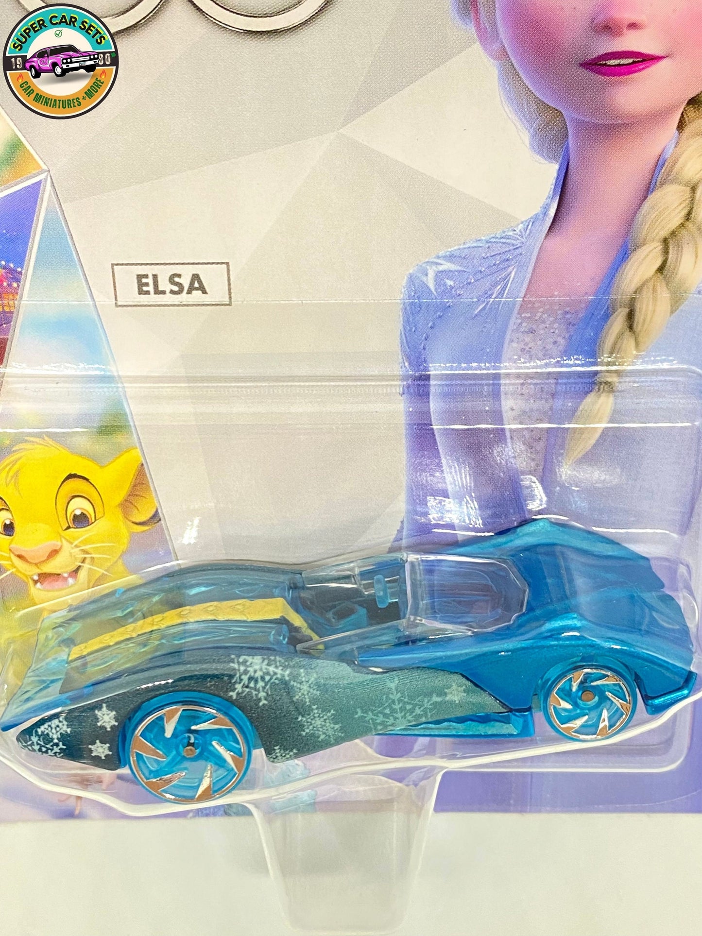 Hot Wheels Character Cars - Disney 100 Years - Frozen - Elsa (card slightly bent)