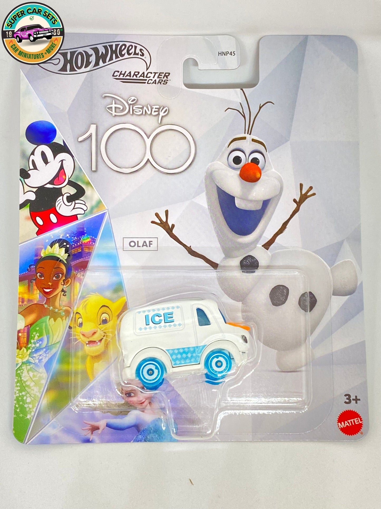 Hot Wheels Character Cars - Disney 100 Years - Frozen - Olaf