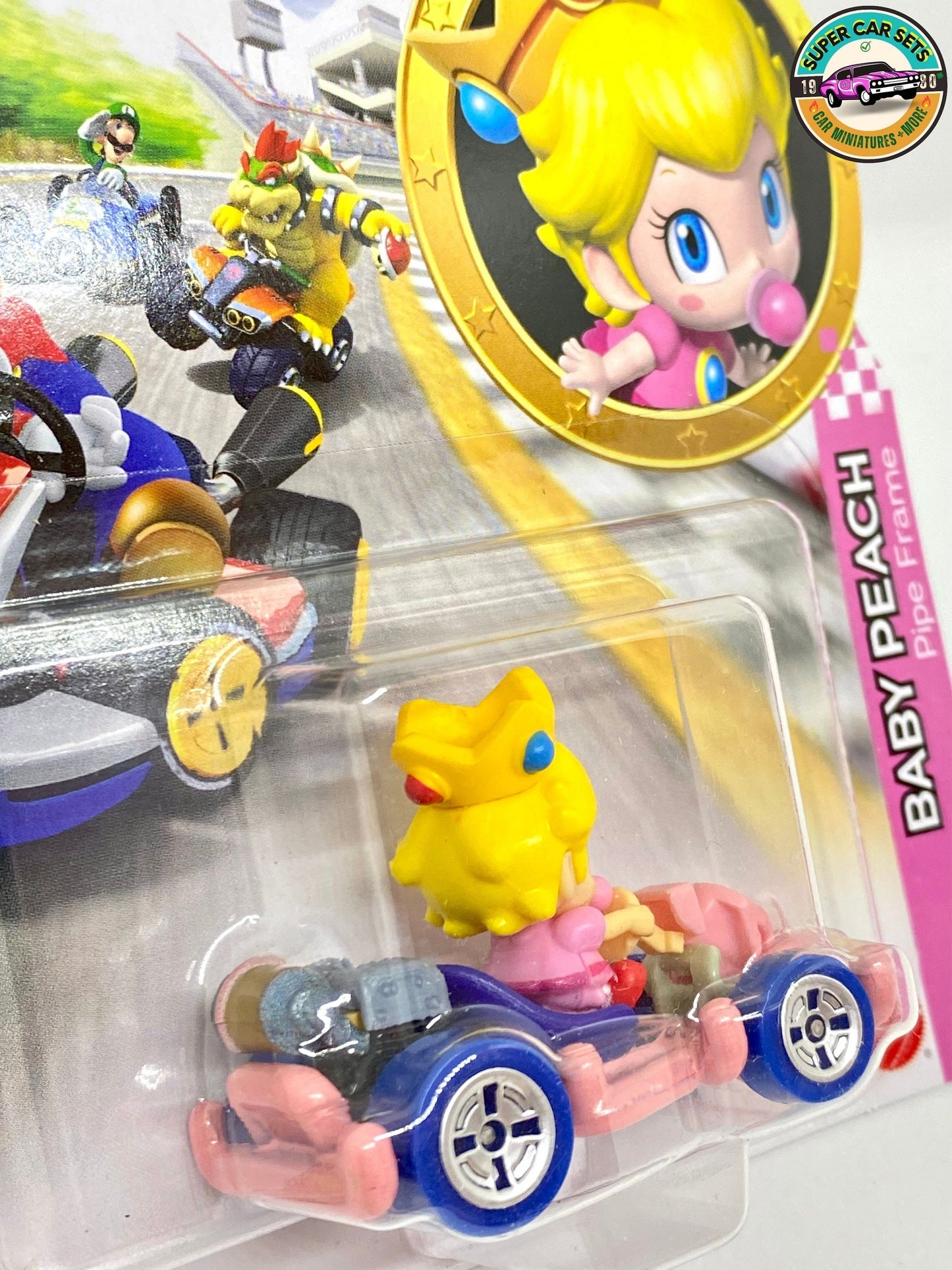 Baby Peach - Pipe Frame - Mario Kart Hot Wheels