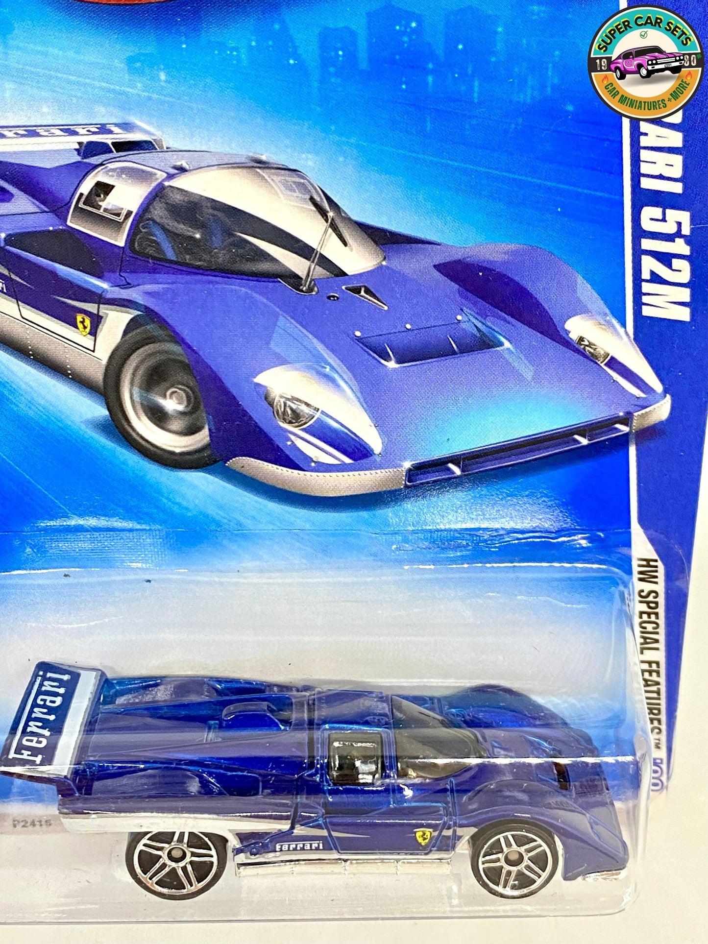 Ferrari 512M - Caractéristiques spéciales HW '09 Hot Wheels