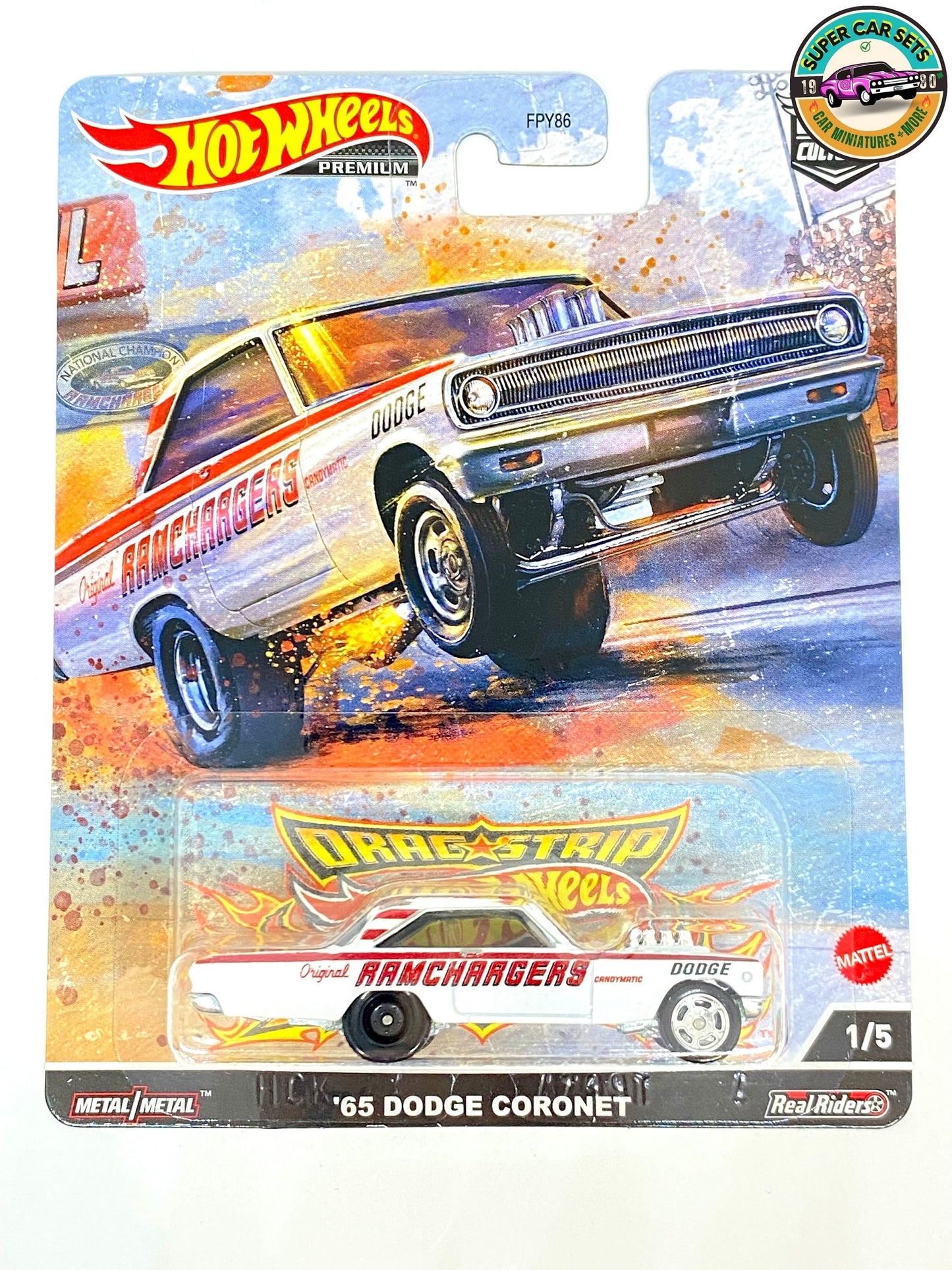 Hot Wheels Premium Car Culture – Drag Strip Demons – '65 Dodge Coronet (1/5)