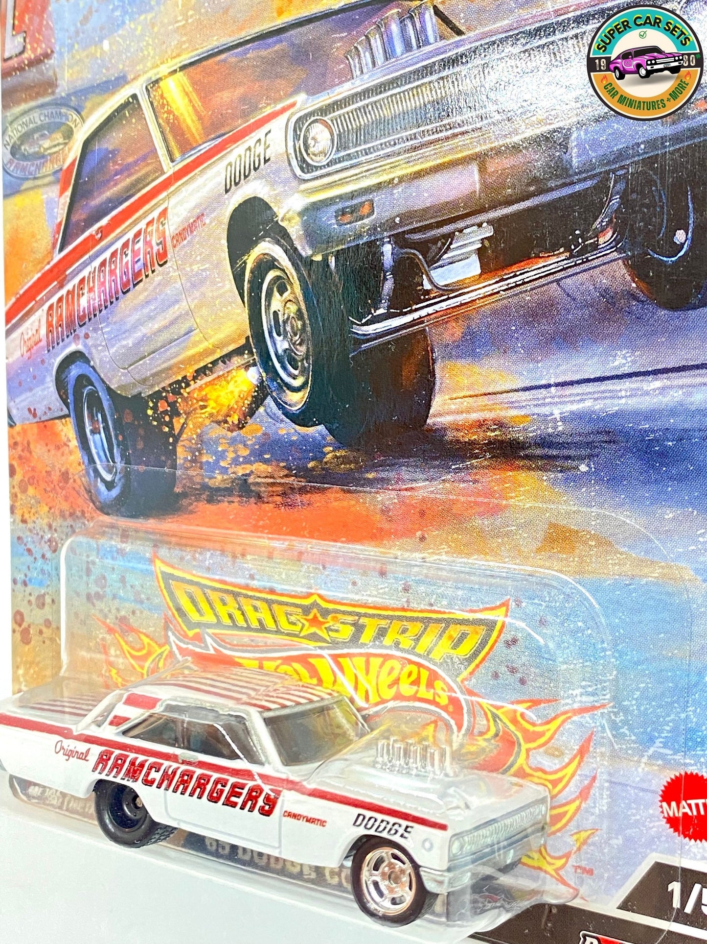 Hot Wheels Premium Car Culture - Démons de la Drag Strip - '65 Dodge Coronet (1/5)