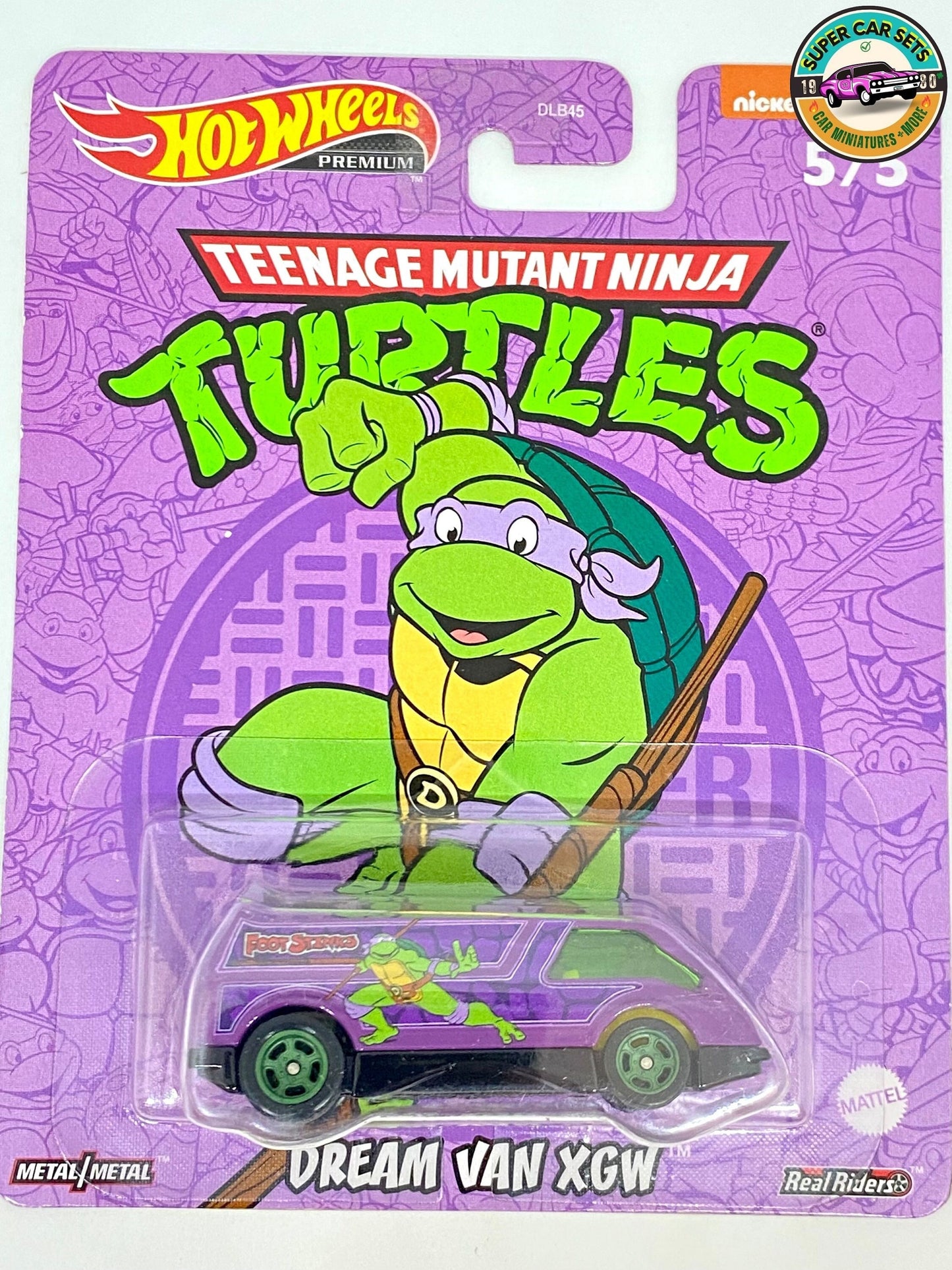 Teenage Mutant Ninja Turtles – Dream Van XGW – Donatello – Hot Wheels Premium