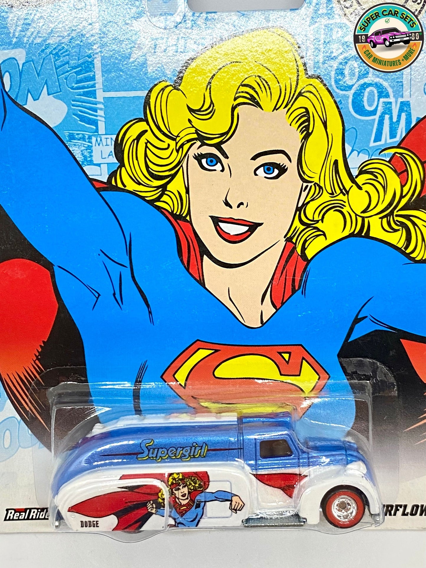 Hot Wheels - DC - Supergirl (carte cassée)