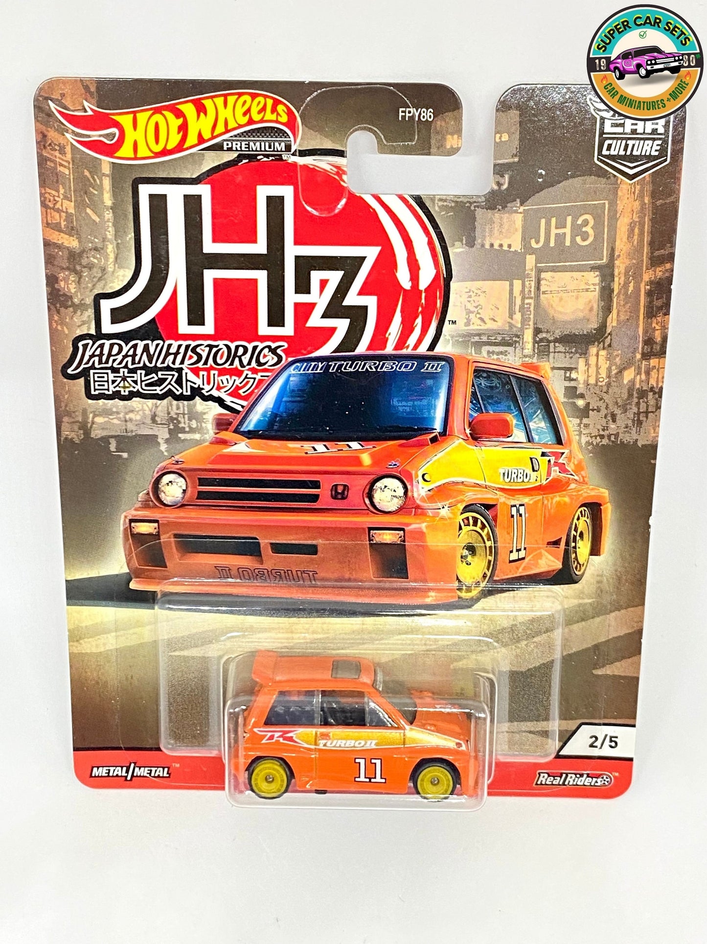 Japan Historics 3 - Honda City Turbo II '85 - Hot Wheels Premium