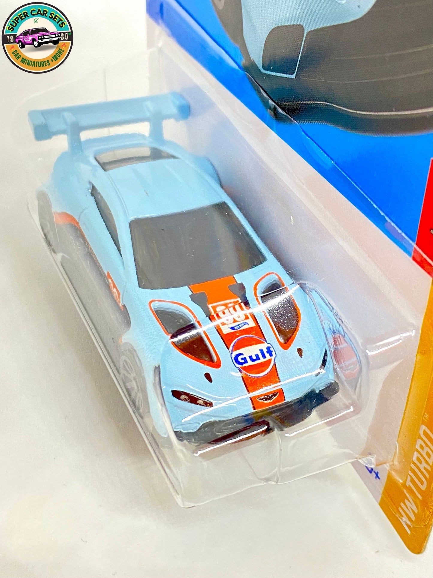 Aston Martin Vantage GTE (blue colour) - Hot Wheels HW Turbo