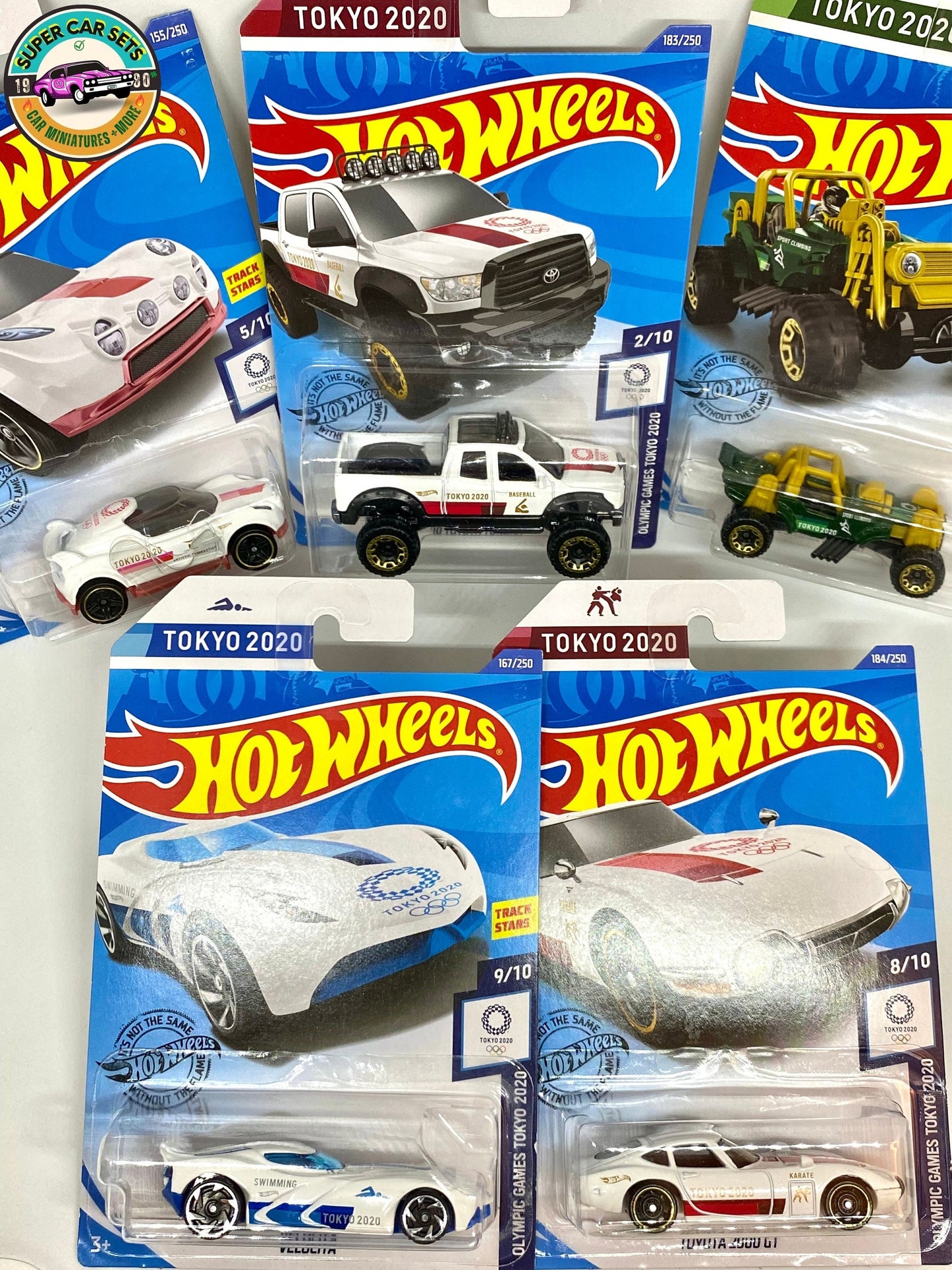 Set mit 5 Autos – Hot Wheels Olympische Spiele 2020 in Tokio