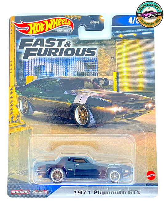 Fast and Furious - 1971 Plymouth GTX (4/5) - The Fast and The Furious - Hot Wheels Premium