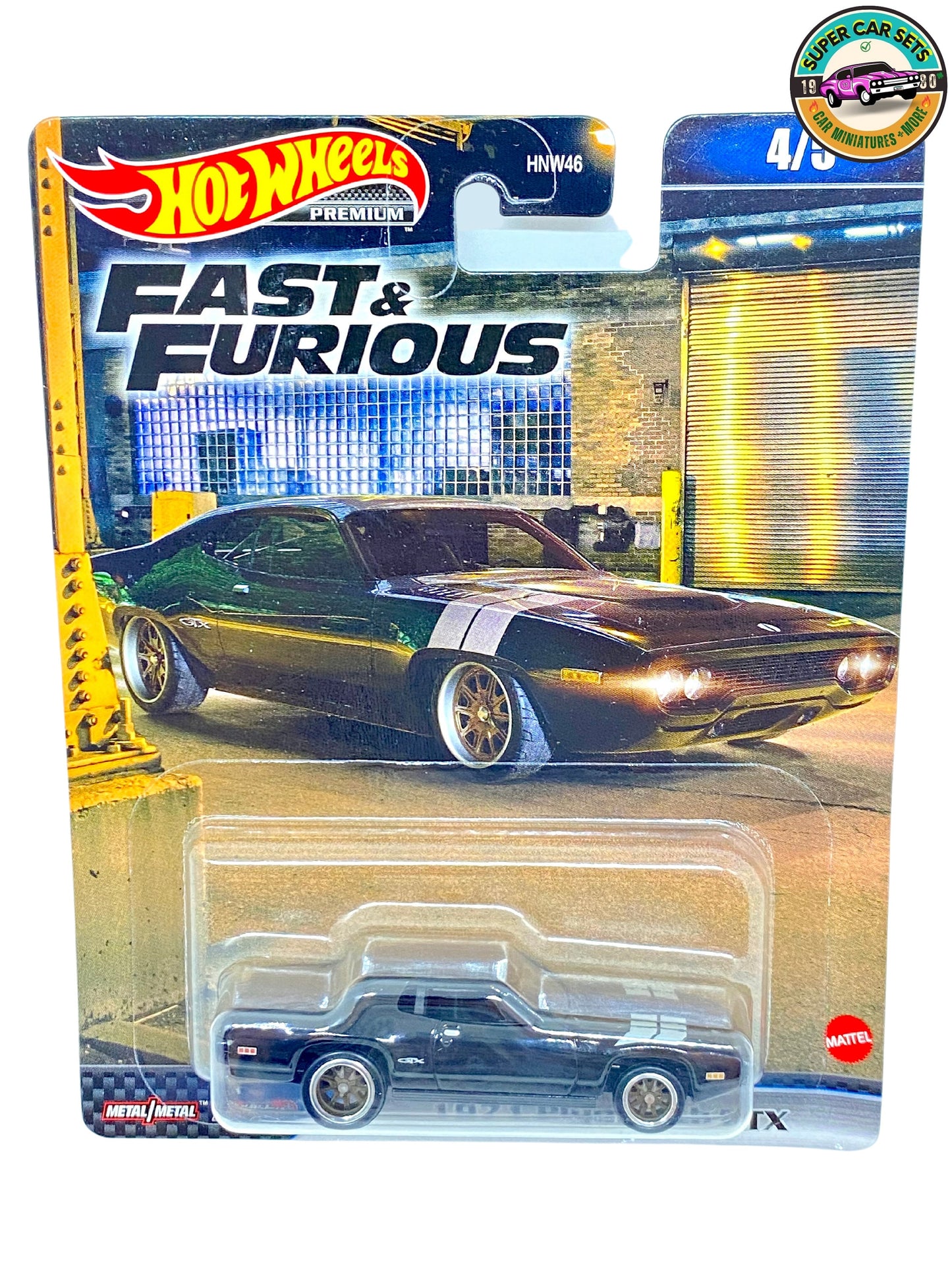 Fast and Furious - 1971 Plymouth GTX (4/5) - The Fast and The Furious - Hot Wheels Premium