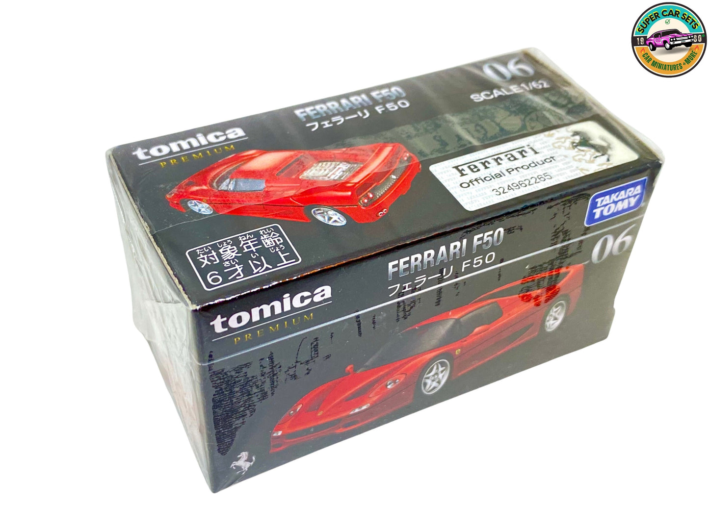 Ferrari F50 - échelle 1:62 - Tomica Premium (#06)