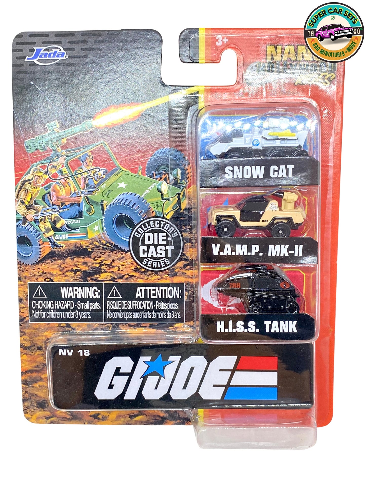 GI Joe - Nano Hollywood Rides de Jada (échelle 1:87)