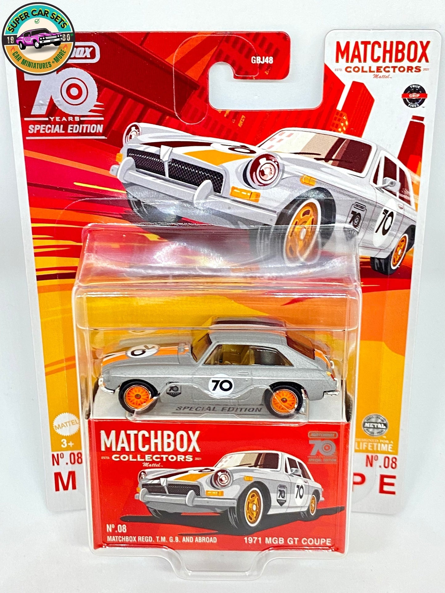 Matchbox Collectors - 70 Years Special Edition - (#8) 1971 MGB GT Coupe