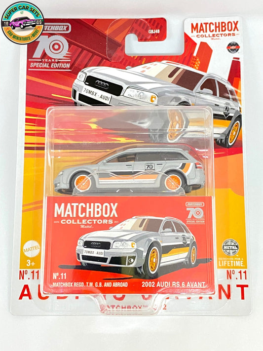 Matchbox Collectors - Édition spéciale 70 ans - (#11) 2002 Audi RS 6 Avant