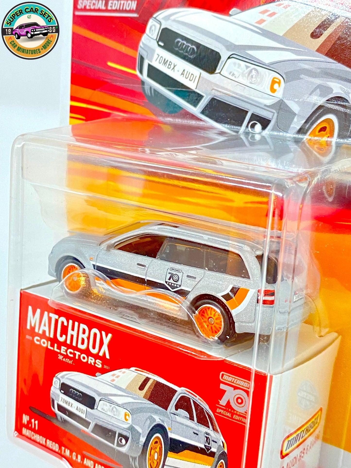 Matchbox Collectors - Édition spéciale 70 ans - (#11) 2002 Audi RS 6 Avant