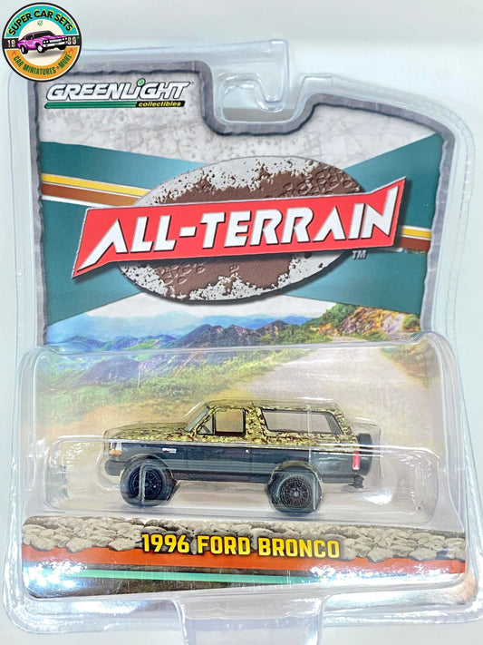 1996 Ford Bronco (camouflage) - Série All-Terrain 14 réalisée par Greenlight Collectibles