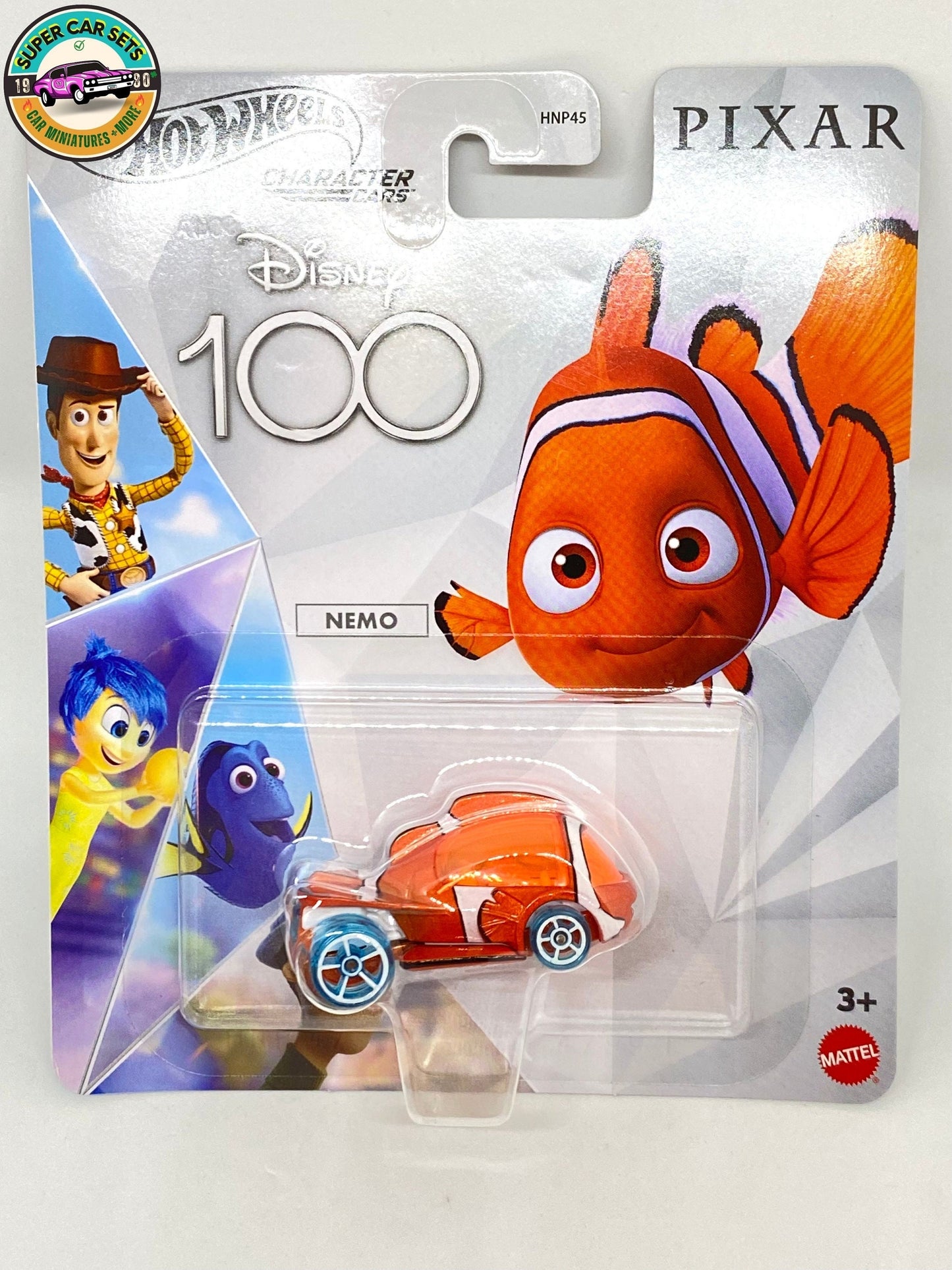 Hot Wheels Premium - Disney 100 ans - Pixar - Le Monde de Nemo - Nemo