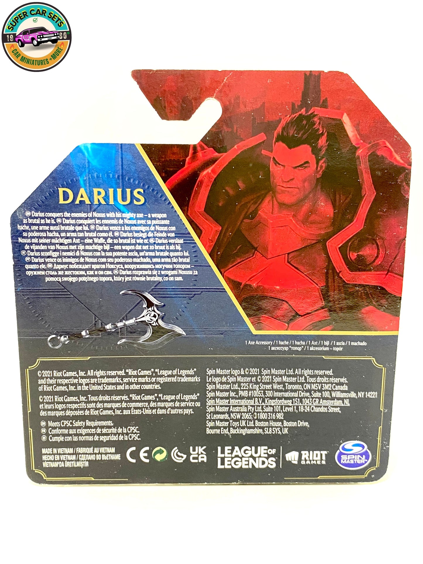 League of Legends - 2 Darius (with stand) - 1st edition True Metal