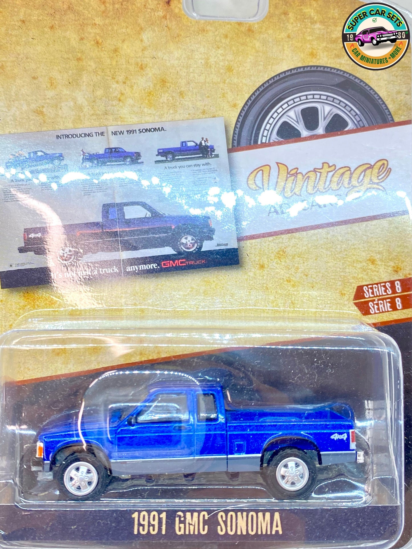 1991 GMC Sonoma – Vintage Serie 8 – Cabrio, hergestellt von Greenlight Collectibles