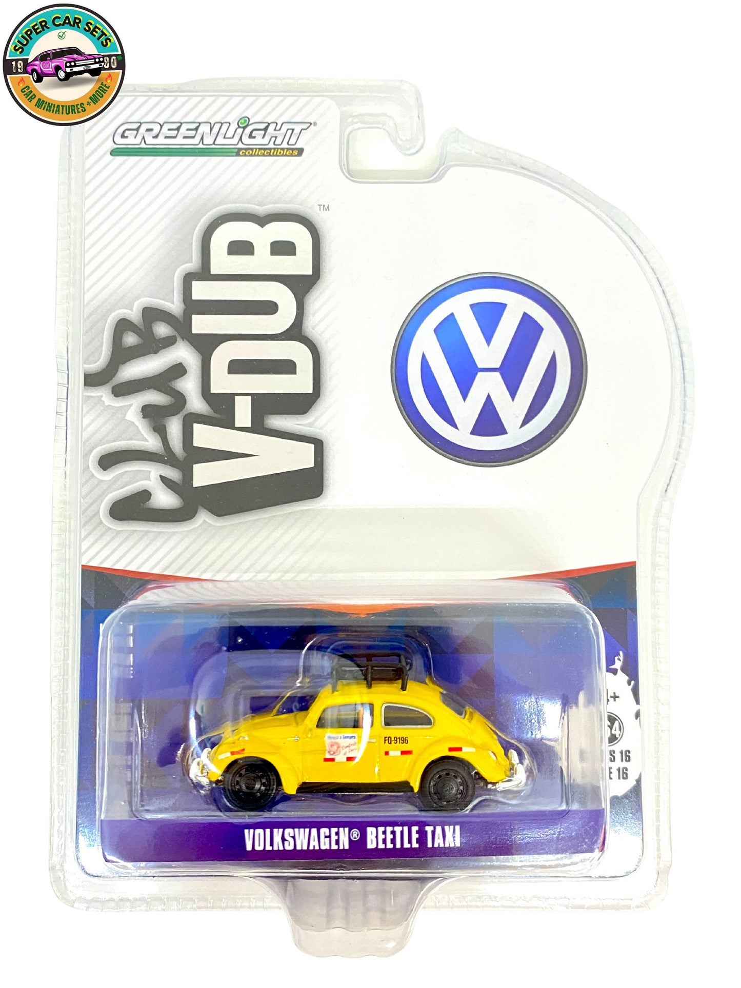 Volkswagen Beetle Taxi (Yellow) - Club V-Dub - Serie 16 - Greenlight Collectibles