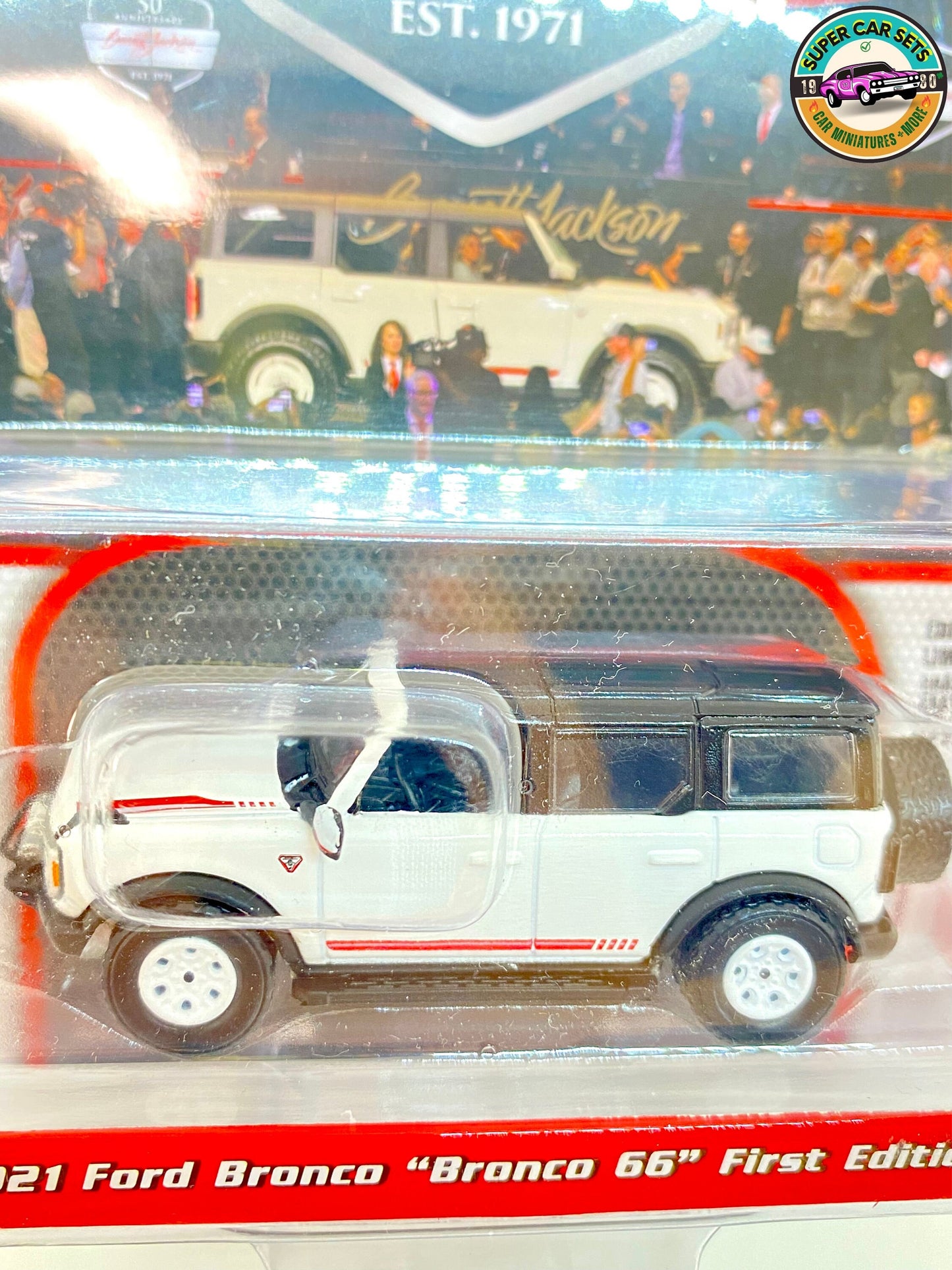 Ford Bronco « Bronco 66 » 2021 Première édition - Barrett-Jackson - Série 11 - par Greenlight Collectibles